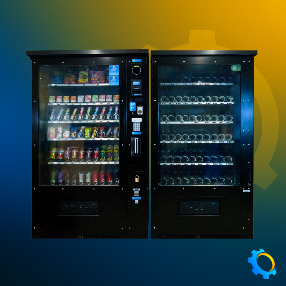 SchoberAutomaten-Edition Sanden Vendo SMX G-Snack 10 Master-Slave Outdoor Kombination